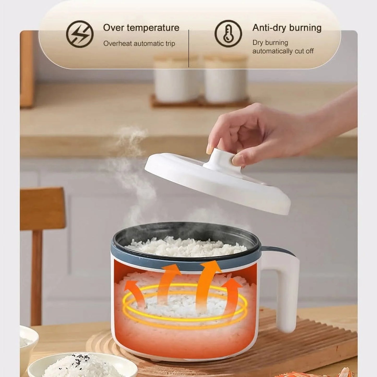 The HereBetter™ For Rice Cooker Single Double Layer Multi Cooker